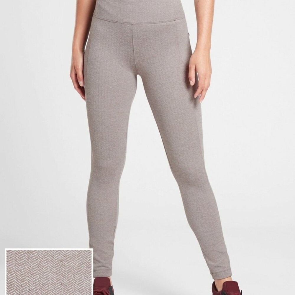 Athleta Delancey Herringbone Tight Leggings New Size Small S